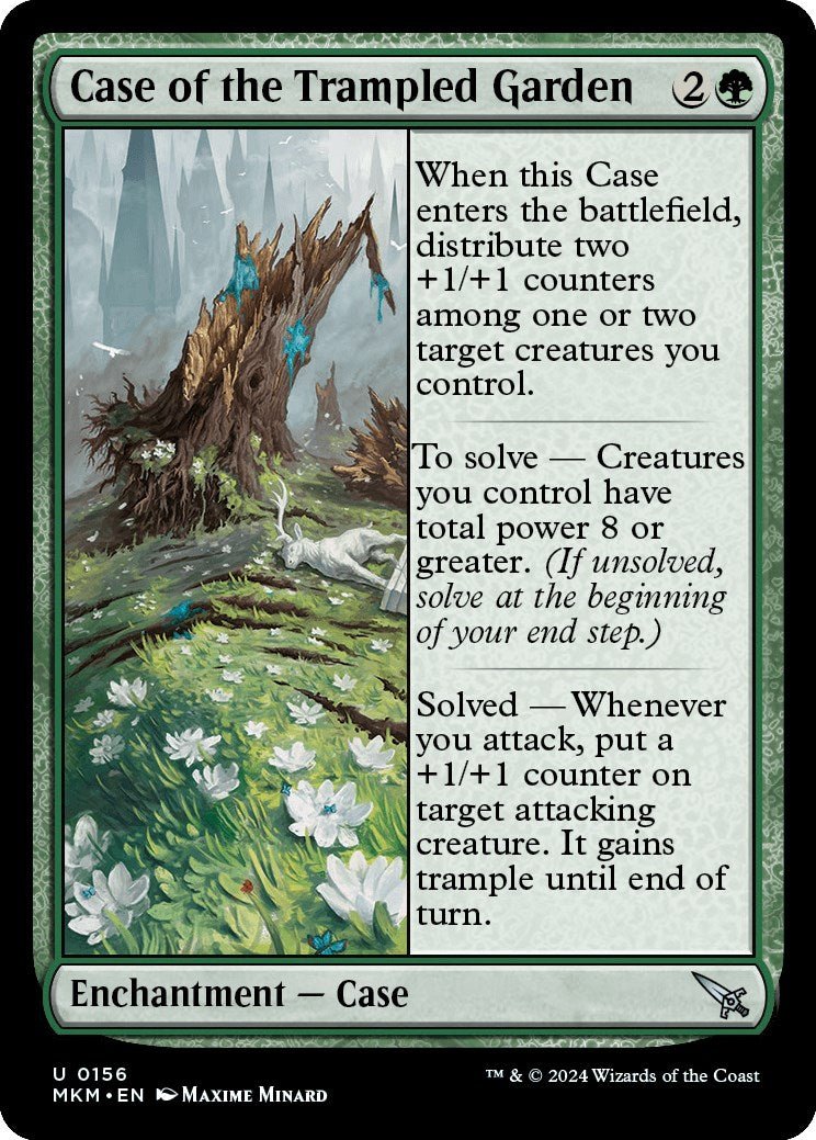 Case of the Trampled Garden [MKM - 156] - Cartes Sportives Rive Sud