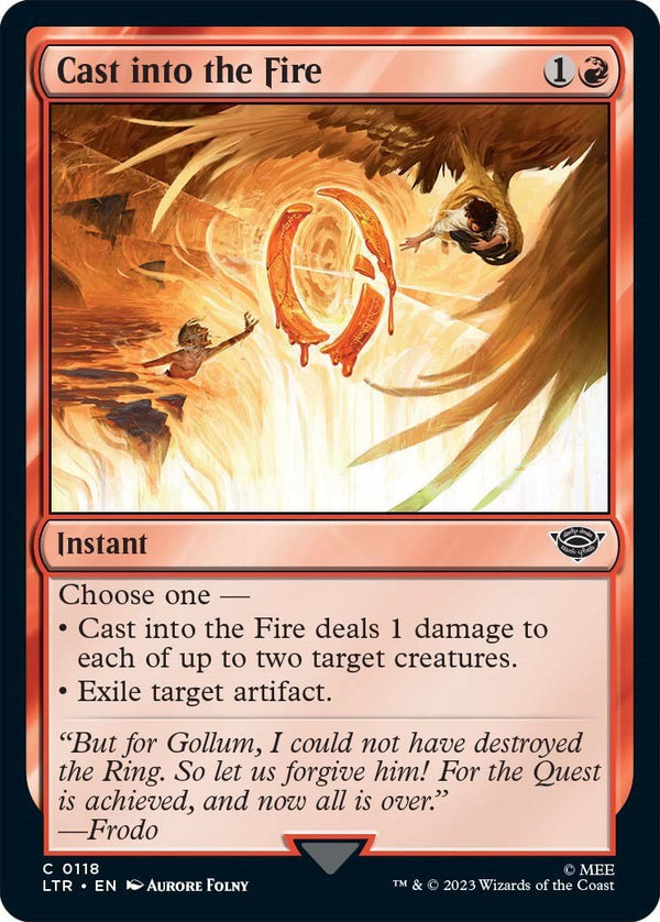 Cast into the Fire [LTR - 118] - Cartes Sportives Rive Sud