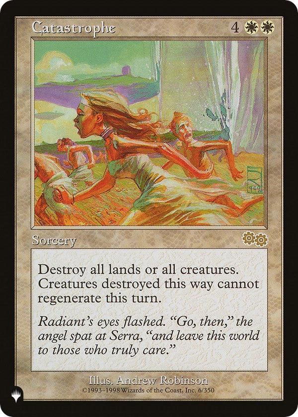 Catastrophe [LIST - 6/350] - Cartes Sportives Rive Sud