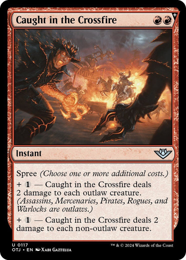 Caught in the Crossfire [OTJ - 117] - Cartes Sportives Rive Sud