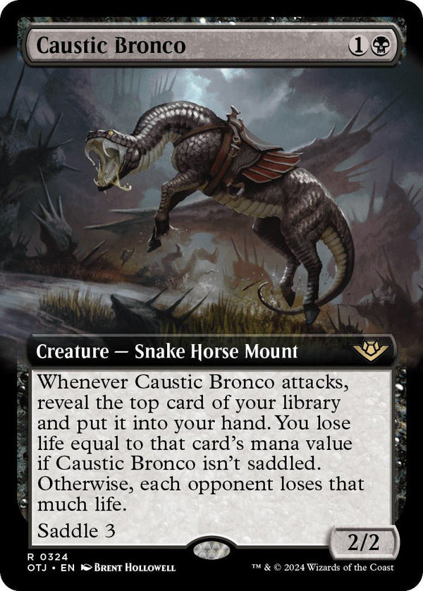Caustic Bronco (Extended Art) [OTJ - 324] - Cartes Sportives Rive Sud