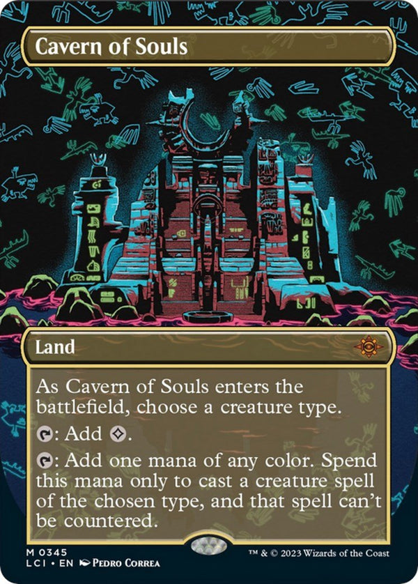 Cavern of Souls (0345) (Borderless) [LCI - 345] - Cartes Sportives Rive Sud