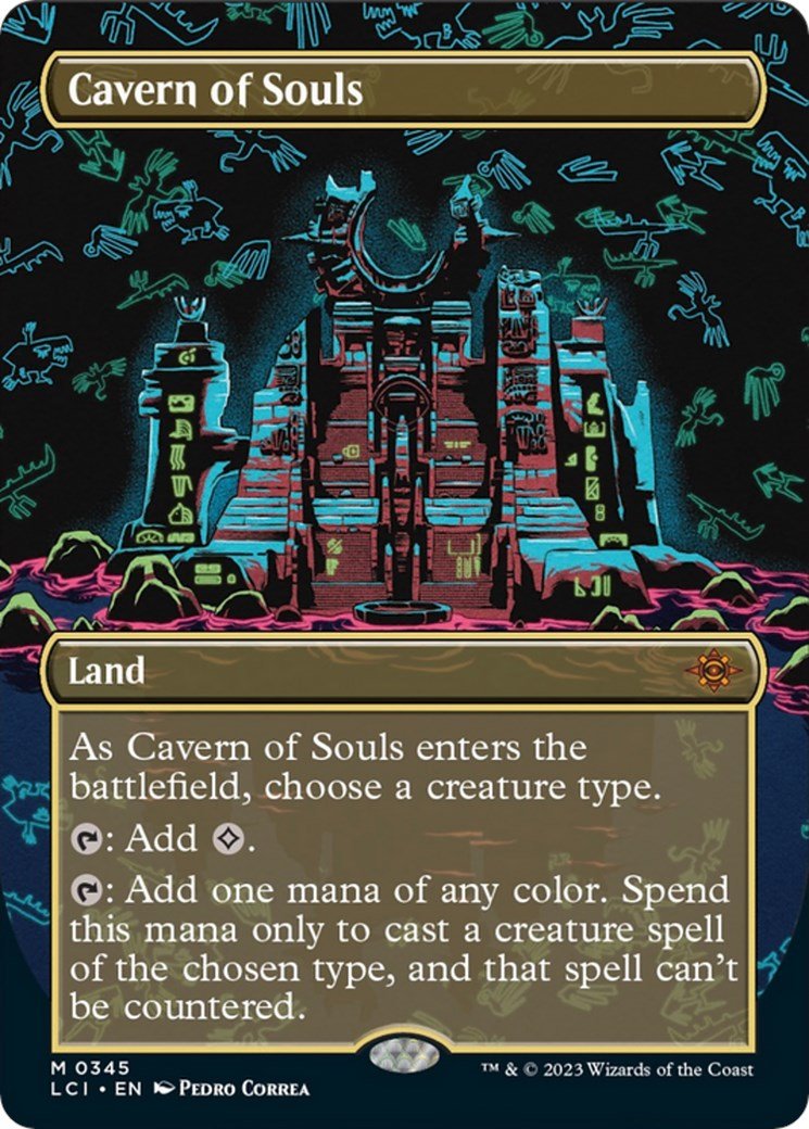Cavern of Souls (0345) (Borderless) [LCI - 345] - Cartes Sportives Rive Sud