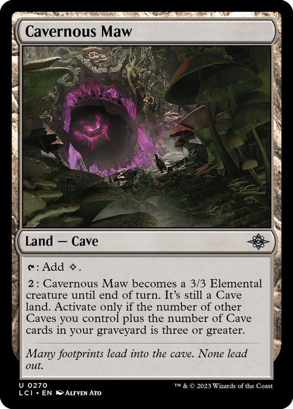 Cavernous Maw [LCI - 270] - Cartes Sportives Rive Sud