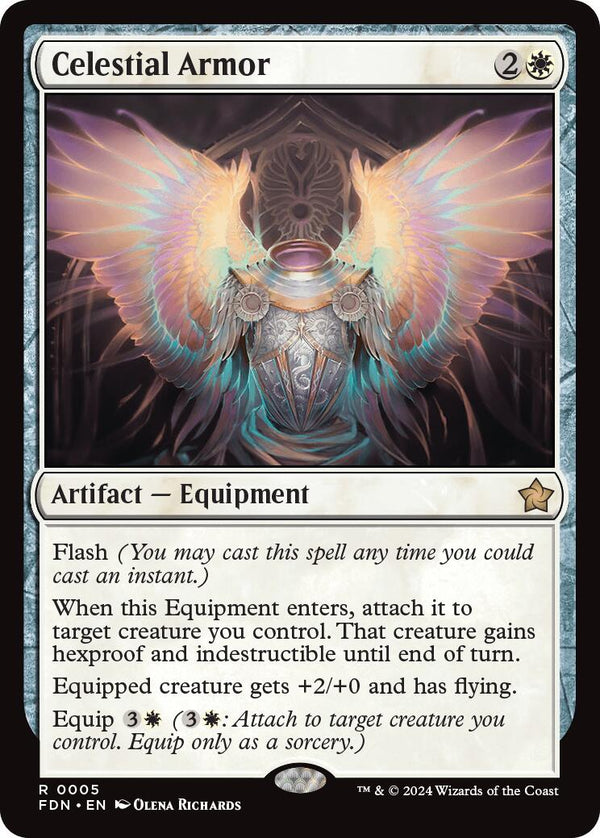 Celestial Armor [FDN - 5] - Cartes Sportives Rive Sud
