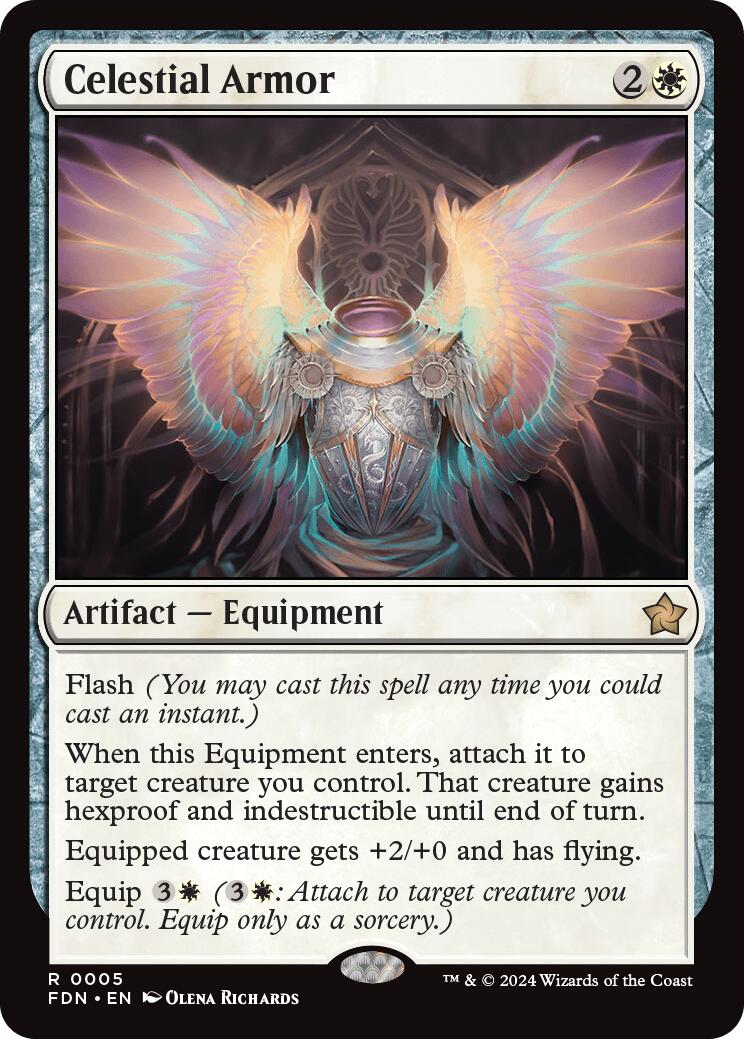 Celestial Armor [FDN - 5] - Cartes Sportives Rive Sud