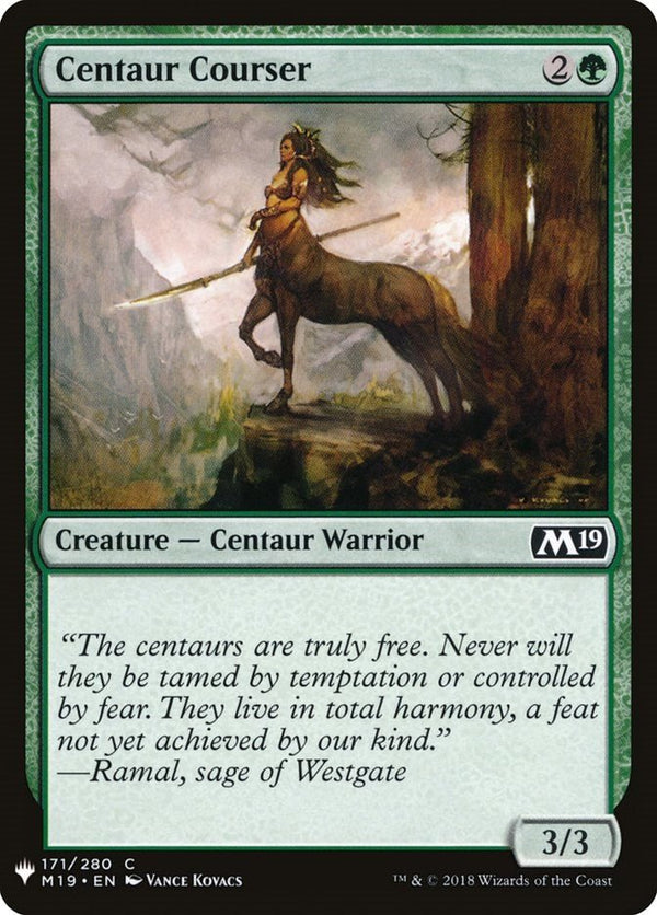 Centaur Courser [LIST - 171] - Cartes Sportives Rive Sud