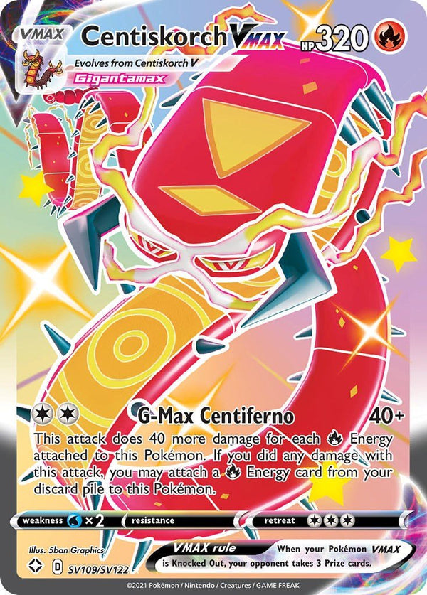 Centiskorch VMAX [SHFSV - SV109/SV122] - Cartes Sportives Rive Sud