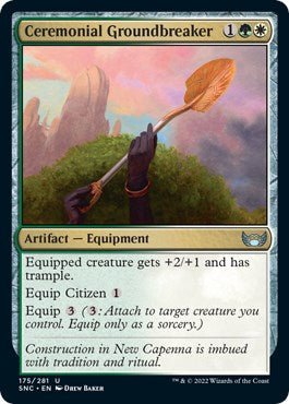 Ceremonial Groundbreaker [SNC - 175] - Cartes Sportives Rive Sud