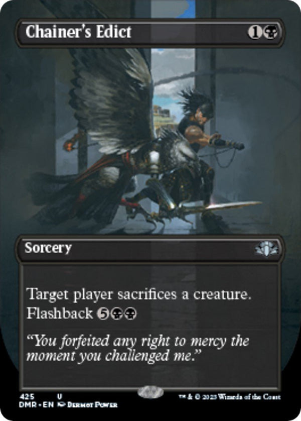 Chainer's Edict (Borderless) [DMR - 425] - Cartes Sportives Rive Sud