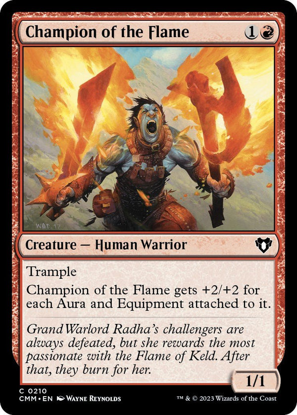 Champion of the Flame [CMM - 210] - Cartes Sportives Rive Sud