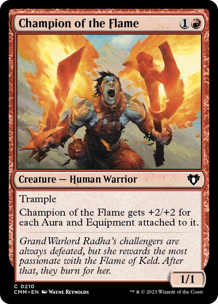 Champion of the Flame [CMM - 210] - Cartes Sportives Rive Sud