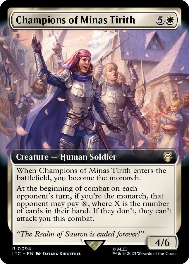 Champions of Minas Tirith (Extended Art) [LTC - 94] - Cartes Sportives Rive Sud