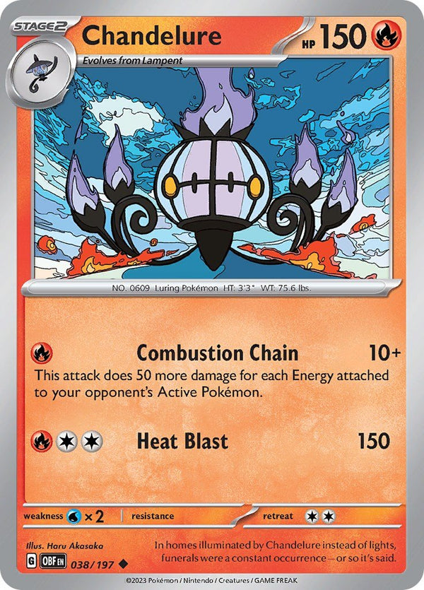 Chandelure [OBF - 038/197] - Cartes Sportives Rive Sud