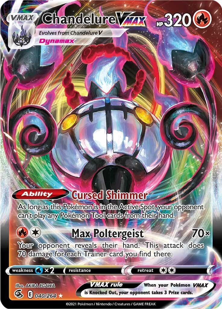 Chandelure VMAX [SWSH08 - 040/264] - Cartes Sportives Rive Sud