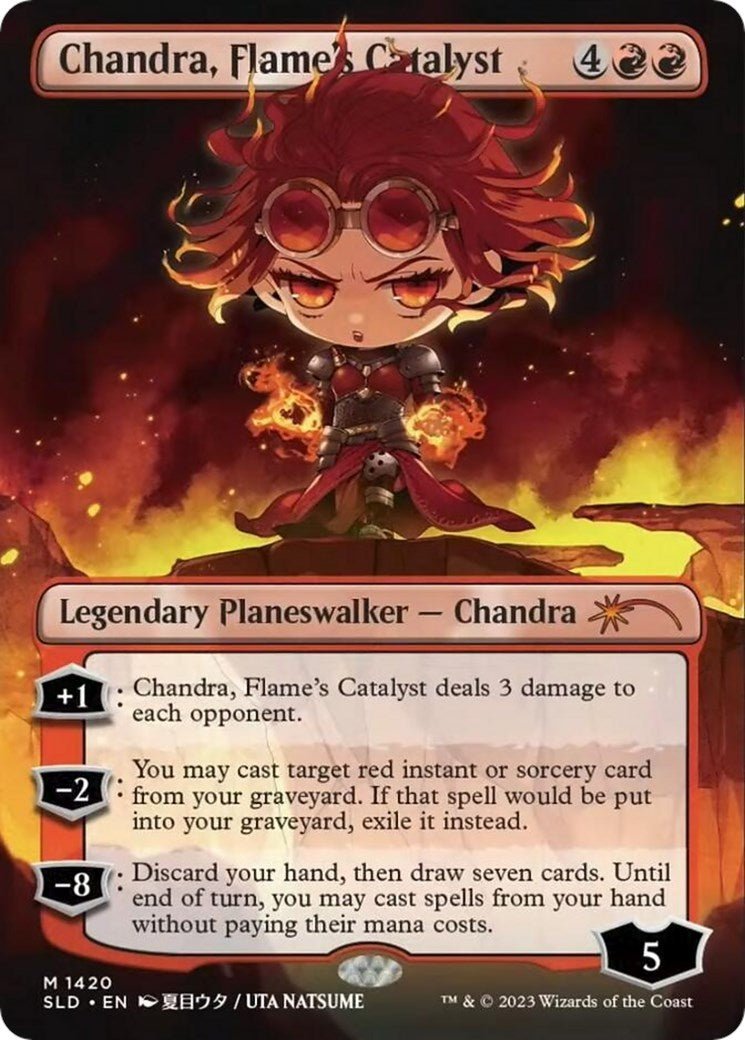 Chandra, Flame's Catalyst (Rainbow Foil) [SLD - 1420] - Cartes Sportives Rive Sud