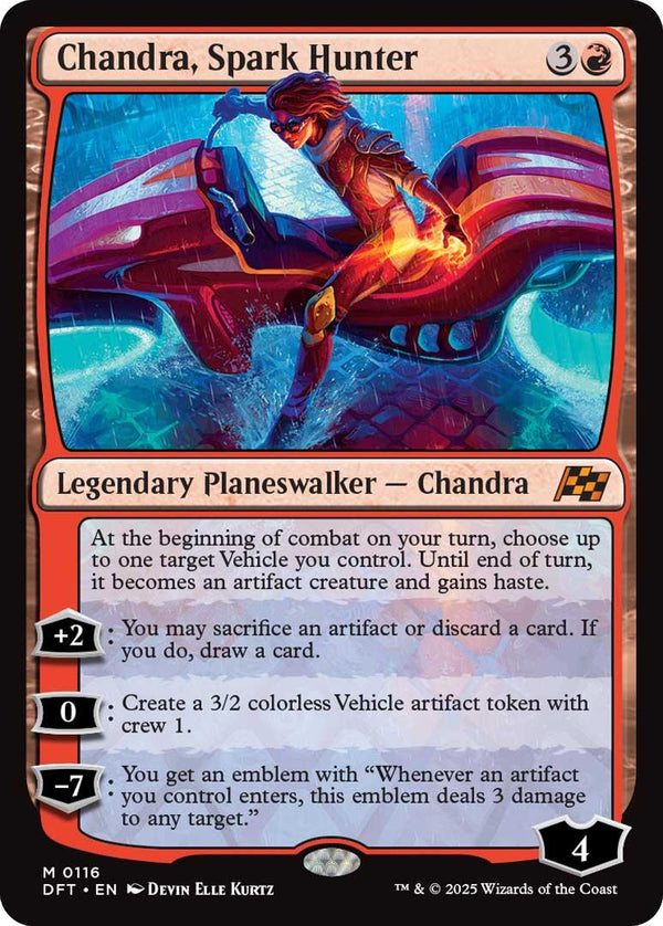 Chandra, Spark Hunter [DFT - 116] - Cartes Sportives Rive Sud