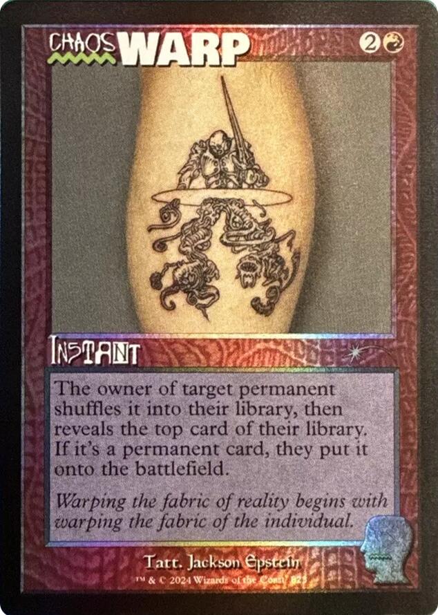 Chaos Warp (Rainbow Foil) [SLD - 823] - Cartes Sportives Rive Sud