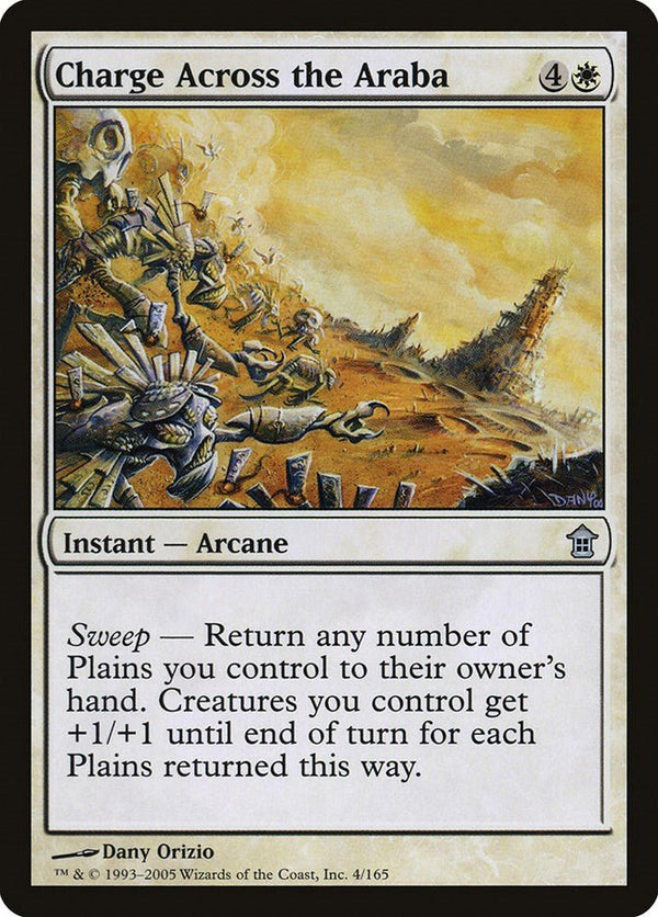 Charge Across the Araba [SOK - 4] - Cartes Sportives Rive Sud