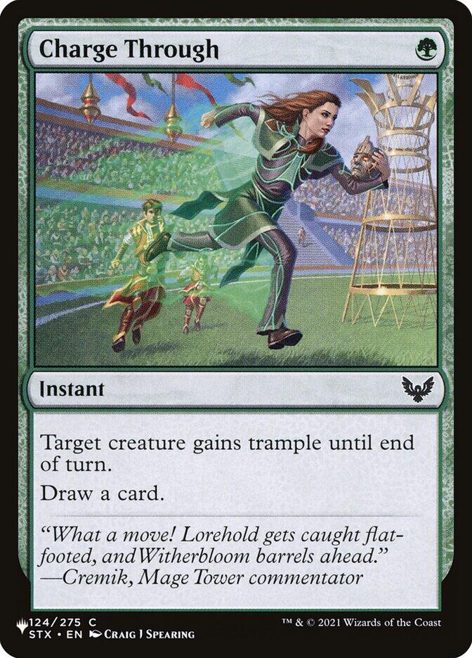 Charge Through [LIST - 124/275] - Cartes Sportives Rive Sud