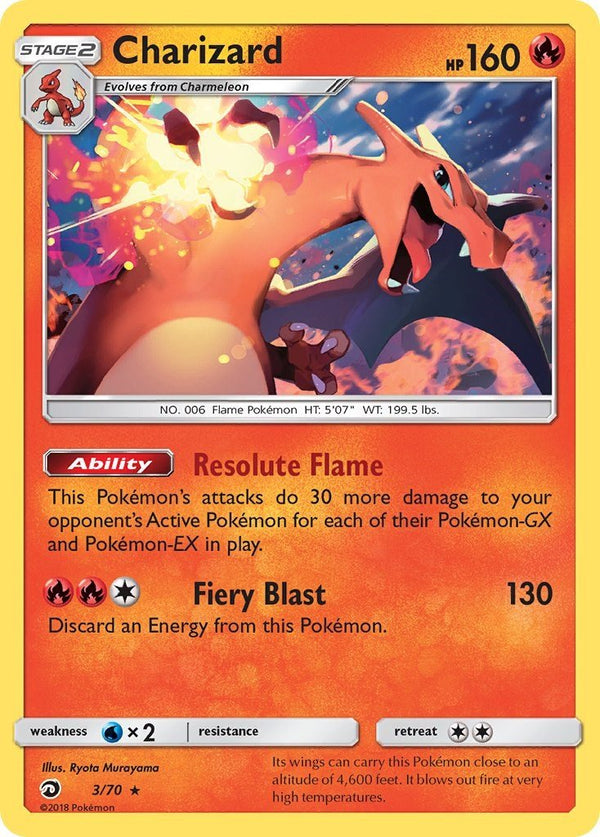 Charizard [DRM - 3/70] - Cartes Sportives Rive Sud
