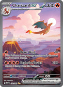 Charizard ex - 199/165 [MEW - 199/165] - Cartes Sportives Rive Sud