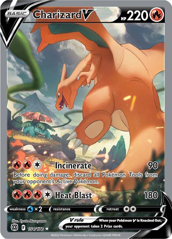 Charizard V (Alternate Full Art) [SWSH09 - 154/172] - Cartes Sportives Rive Sud