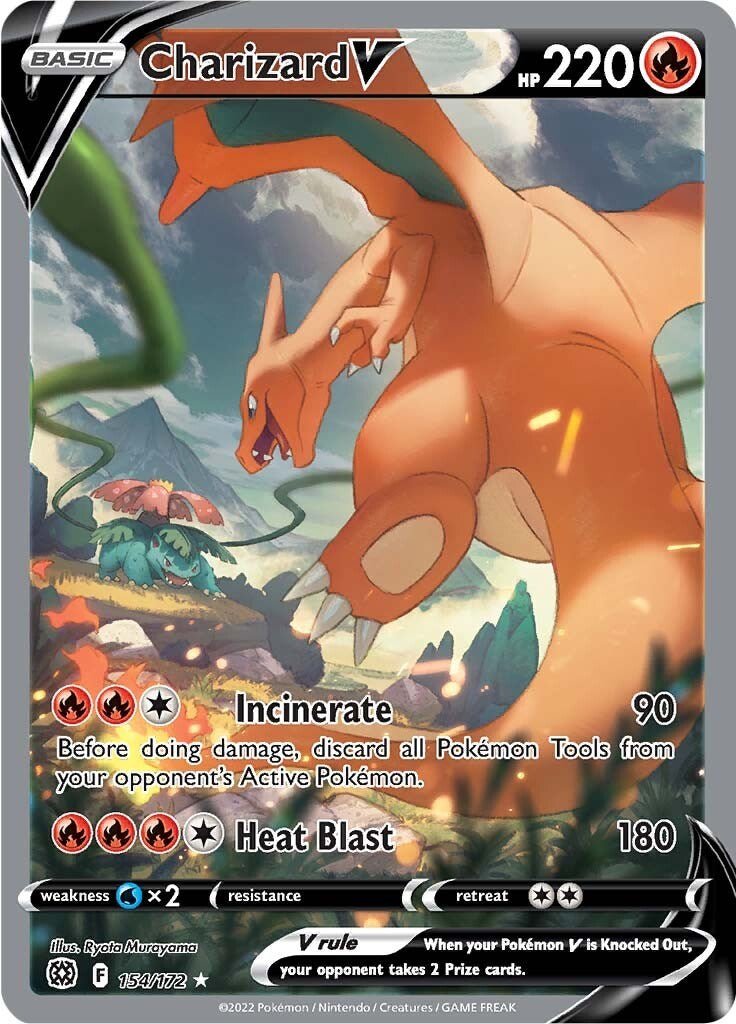 Charizard V (Alternate Full Art) [SWSH09 - 154/172] - Cartes Sportives Rive Sud