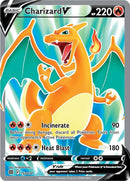 Charizard V (Full Art) [SWSH09 - 153/172] - Cartes Sportives Rive Sud