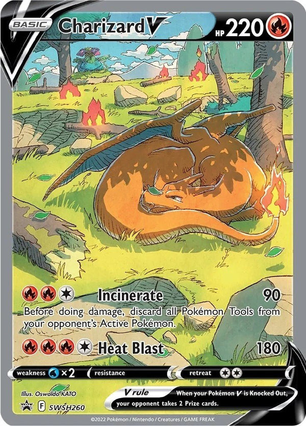 Charizard V - SWSH260 [SWSD - SWSH260] - Cartes Sportives Rive Sud