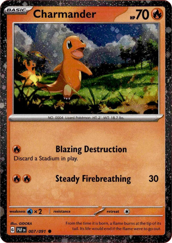 Charmander - 007/091 (Cosmos Holo) [MCAP - 007/091] - Cartes Sportives Rive Sud
