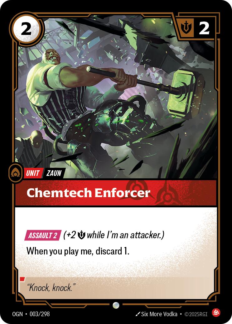 Chemtech Enforcer [OGN - 003/298] - Cartes Sportives Rive Sud