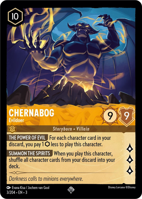 Chernabog - Evildoer [3 - 3/204] - Cartes Sportives Rive Sud