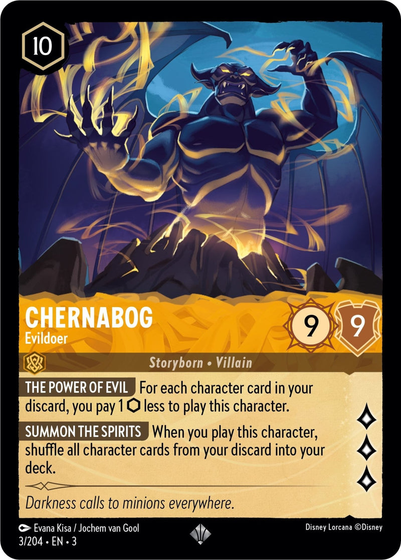 Chernabog - Evildoer [3 - 3/204] - Cartes Sportives Rive Sud