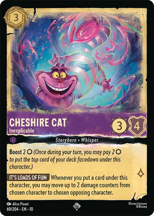 Cheshire Cat - Inexplicable [10 - 60/204] - Cartes Sportives Rive Sud