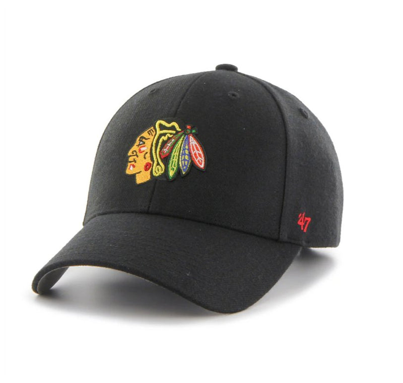 Chicago Blackhawks 47Brand MVP Black - Cartes Sportives Rive Sud