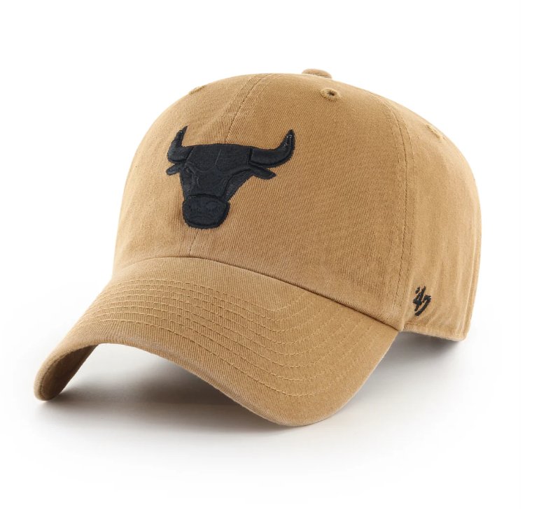 Chicago Bulls 47Brand Clean Up Beige - Cartes Sportives Rive Sud