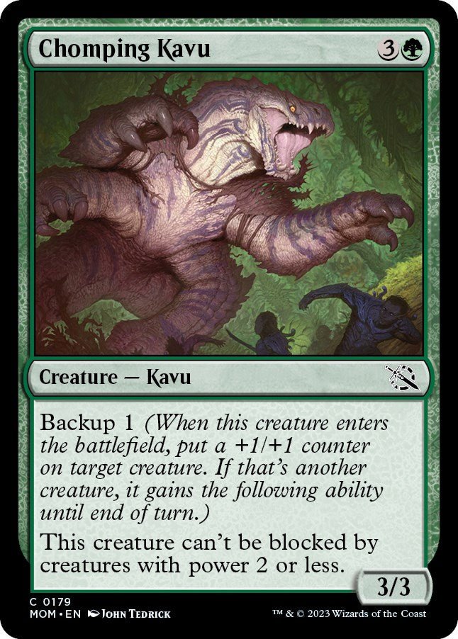 Chomping Kavu [MOM - 179] - Cartes Sportives Rive Sud