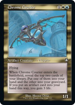 Chrome Courier (Retro Frame) [BRC - 123] - Cartes Sportives Rive Sud