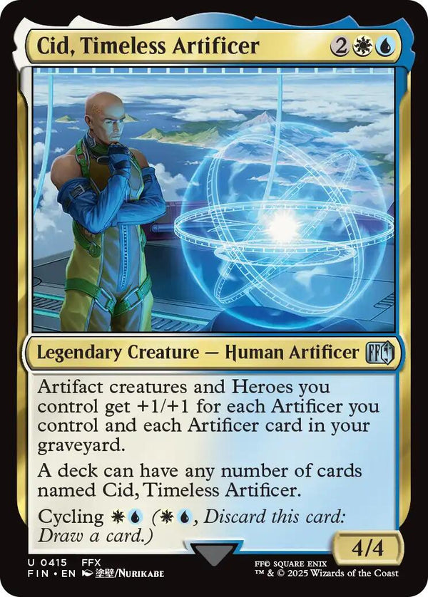 Cid, Timeless Artificer (0415) [FIN - 415] - Cartes Sportives Rive Sud