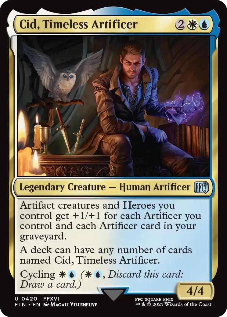 Cid, Timeless Artificer (0420) [FIN - 420] - Cartes Sportives Rive Sud