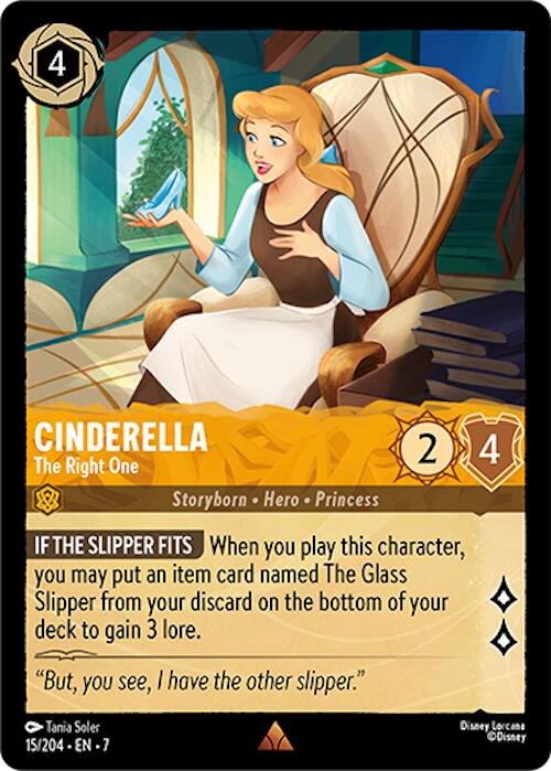 Cinderella - The Right One [7 - 15/204] - Cartes Sportives Rive Sud