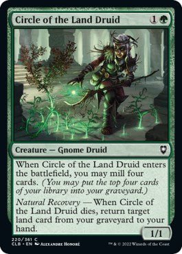 Circle of the Land Druid [CLB - 220] - Cartes Sportives Rive Sud
