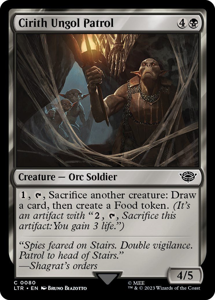 Cirith Ungol Patrol [LTR - 80] - Cartes Sportives Rive Sud