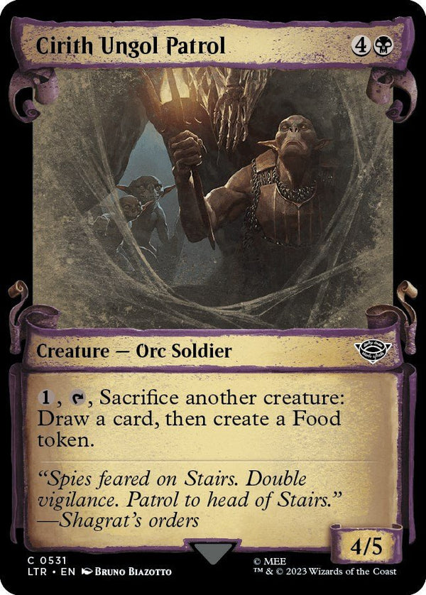 Cirith Ungol Patrol (Showcase Scrolls) [LTR - 531] - Cartes Sportives Rive Sud