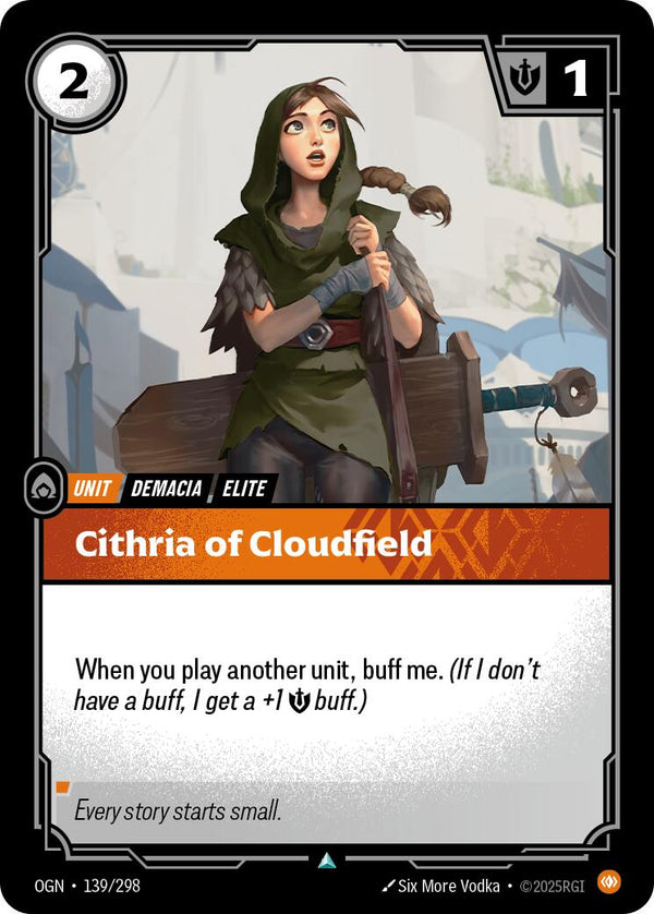 Cithria of Cloudfield [OGN - 139/298] - Cartes Sportives Rive Sud