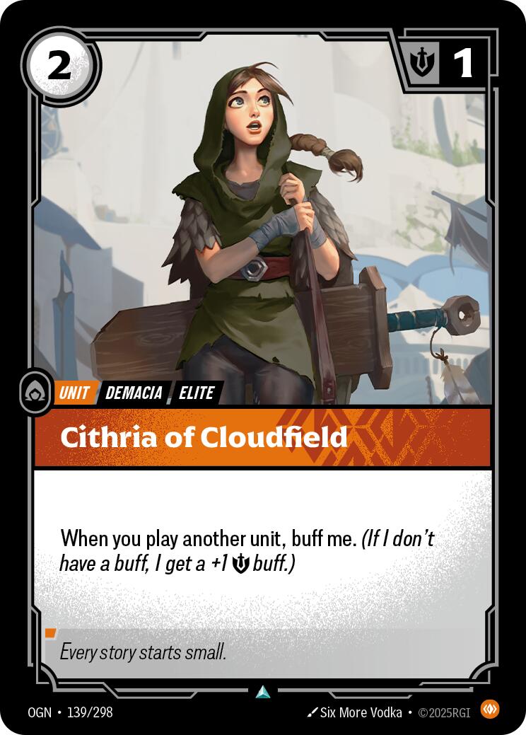 Cithria of Cloudfield [OGN - 139/298] - Cartes Sportives Rive Sud