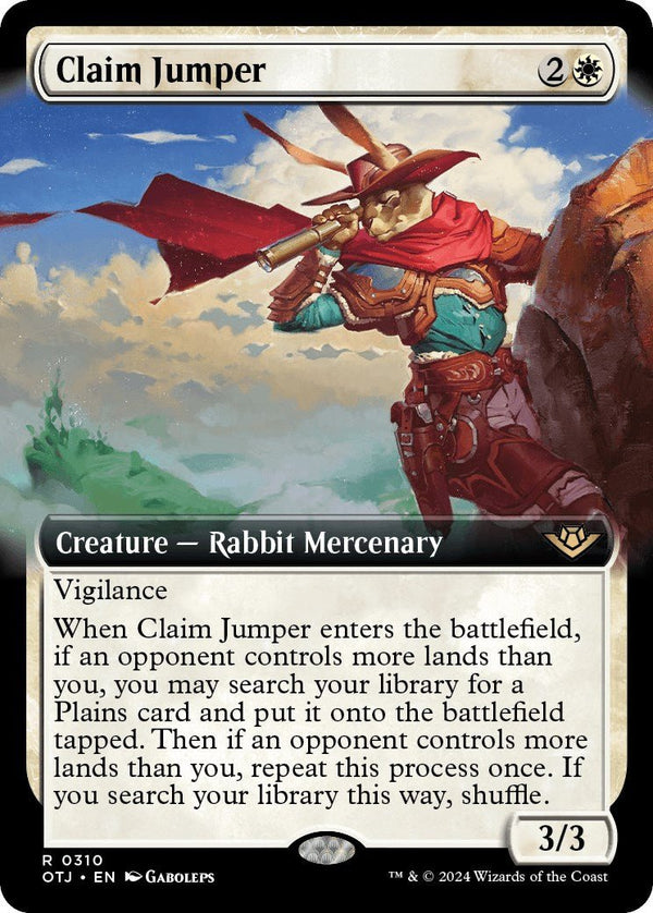 Claim Jumper (Extended Art) [OTJ - 310] - Cartes Sportives Rive Sud