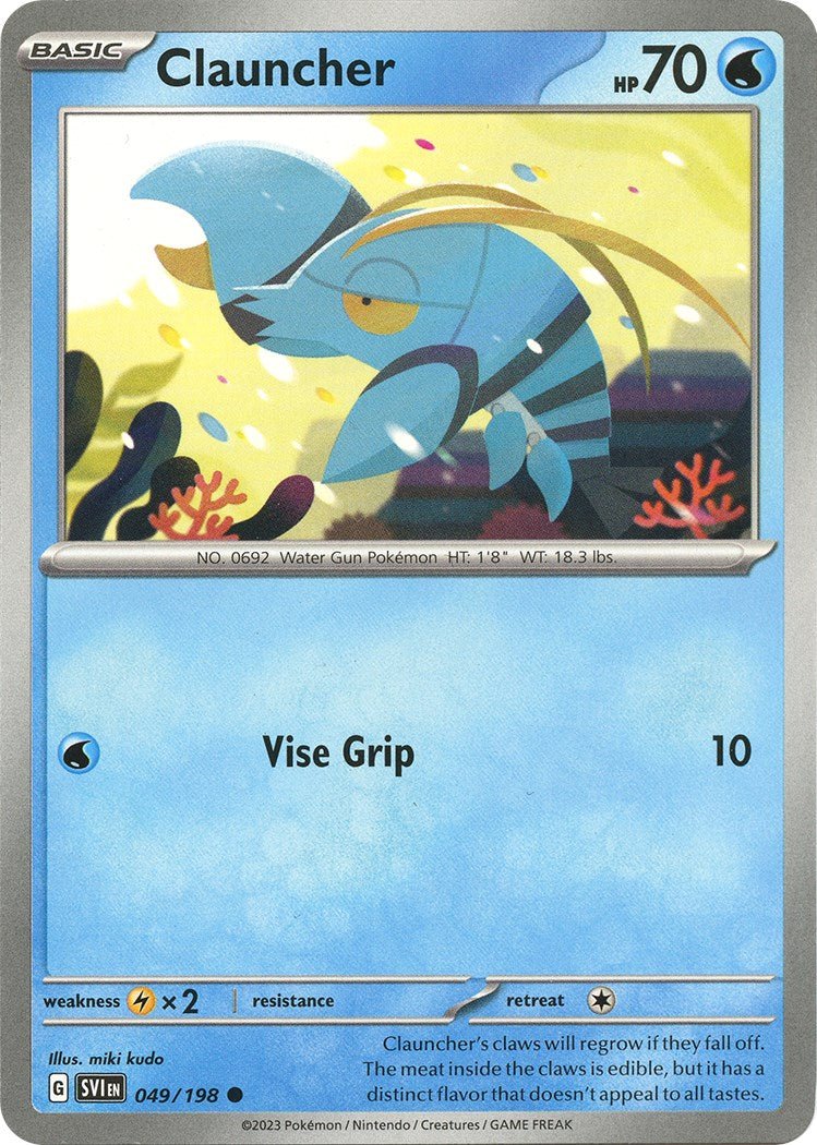 Clauncher - 049/198 [SV1 - 049] - Cartes Sportives Rive Sud