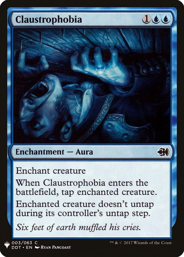 Claustrophobia [LIST - 3] - Cartes Sportives Rive Sud